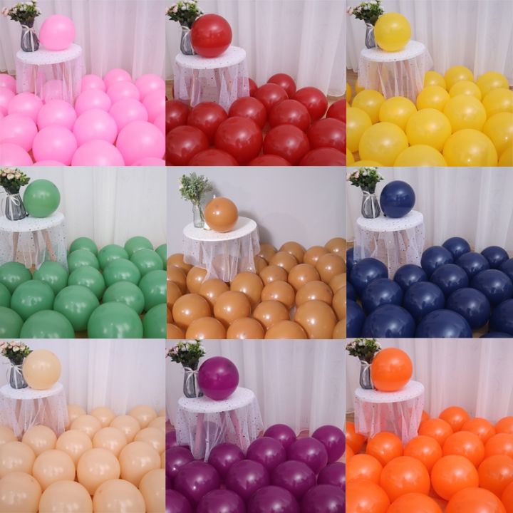 [HOT MZXOOWWXBH 542] Latex Balloons 10 inch Large Helium Party Balloons