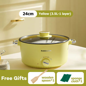 5L Electric Cooker Multifunction Cooker 28cm Rice Cooker Non-stick Hot Pot Electric Pot Electric wok