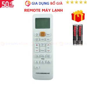 Điều khiển điều hòa Samsung Mã 01 Inverter DB93-14195F remote máy lạnh Samsung - Tặng kèm pin - GDBG