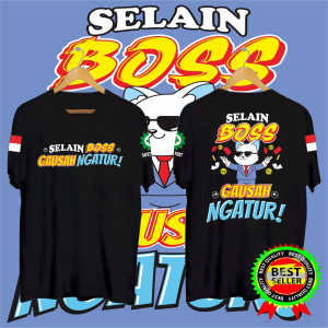 KAOS TSHIRT BAJU DISTRO SELAIN BOSS GAUSAH NGATUR