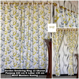 gorden jendela smokring 12 ring pintu dan kamar bisa bayar di tempat
