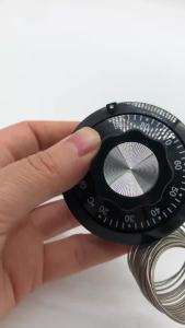 Electric Fryer Spare Accessories: 55.13034.140 190 Degree Mechanical Thermostat With Knob For EGO Replace