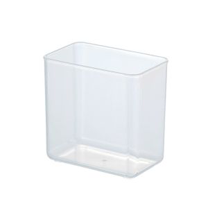 JIYAN2866 Multifunction Wall-mounted Storage Box Lightweight Transparent PP Transparent Box  Large Capacity Desktop Storage Basket Kitchen Organization