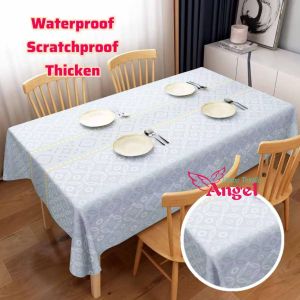 2seate/4seater/6seater/8seater/10seater Waterproof Tablecloth Flowers Embossing Printing Table Cloth PVC