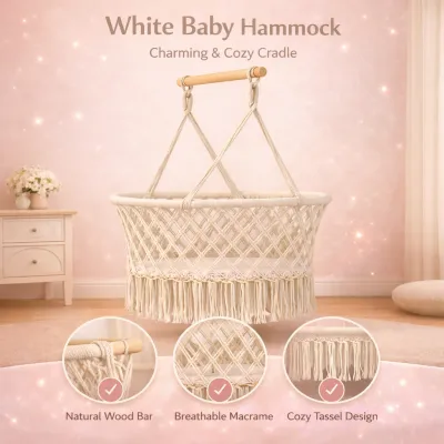 PlayPark Duyan for Baby Heavyduty Metal Stand Hanging Bassinet & Swing Chair Indoor/Outdoor Use