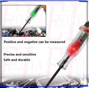 Baru!! Tespen Digital DC AKI Listrik Mobil Motor 6v/12v/24v/36v auto voltage Universal Digital Obeng