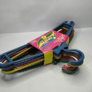 Hanger plastik gantungan pakaian baju celana isi 12 pcs bahan plastik