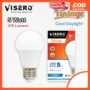 Klik-Beli (PROMO ISI 10 PCS) Lampu LED Bohlam Vintage Series Visero Cahaya Putih Warm White Terang SNI 5W / 7W / 9W / 12W / 15W / 18W / 21W