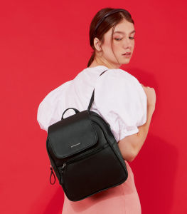 TAS RANSEL WANITA BACKPACK SOPHIE MARTIN FLUER BLACK