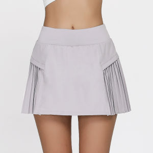 SUPERFLOWER 2 in 1 Womens Running Tennis Golf Sports Mini Skirts with Shorts inside Athletic Pleated Skirts for Women