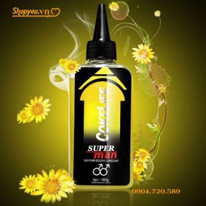 Gel bôi trơn hậu môn Coke.life Superman Anal 85ml gel bôi trơn tăng khoái cảm