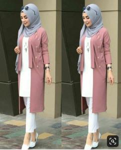 (VM) - Setelan Fashion Wanita / Setelan Panjang Polos 7751T Jessie Collection
