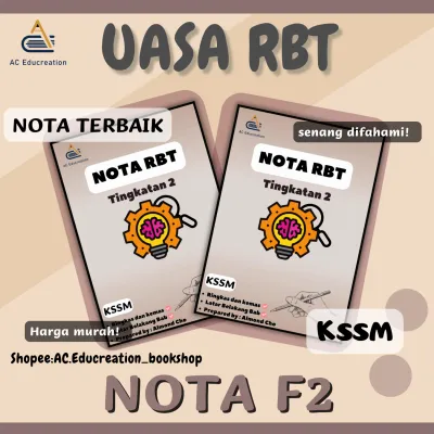 NOTA RBT TINGKATAN 1 KSSM LENGKAP [Malay Version] #NOTA RINGKAS #MUDAH DIFAHAMI #UASA