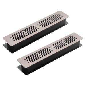 2Pcs Furniture Cabinet Ventilation Decorative Cover Double Layer Air Vent Ventilation Grille Wardrobes Fitting Enduring