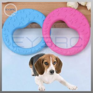 Rubber Round Ring Chew Toy for Pets - Durable and Promotes Healthy Habits