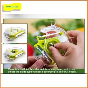 Dụng cụ nạo củ quả đa năng 3 trong 1 thiết kế gọn nhẹ đẹp mắt