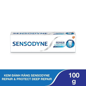 Kem Đánh Răng SENSODYNE Repair & Protect Deep Repair 100g Giúp Phục Hồi Sâu Và Bảo Vệ Răng Ê Buốt Làm Trắng Răng