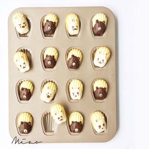 Chefmade Heart Shape / Shell Shape Madeleine Cake Pan