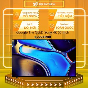 K-55XR80 - Google Tivi OLED Sony 4K 55 inch K-55XR80 - [HCM] [Trả Góp] - Tìm kiếm bằng giọng nói bằng tiếng Việt với trợ lý ảo Google Assistant - GIAO HÀNG TOÀN QUỐC - FREESHIP HCM