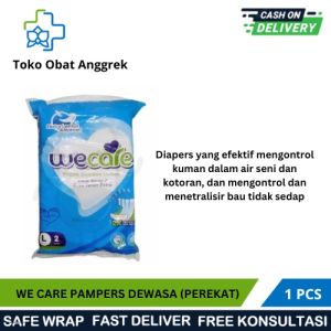 WE CARE PAMPERS DEWASA/ADULT DIAPERS/UKURAN L ISI 2