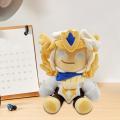 For Shadow Milk Cookie Cartoon Cookie Plush Cookie Plush Dolls 25 ซม. การตนตกตาตลกของเลน Soft Plush Knight Biscuits Doll สำหรบแฟน ๆ unusual. 