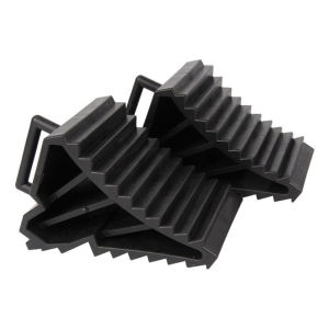 2pcs ยางห้ามล้อ ยางกันรถไหล ยางหนุนล้อ หมอนหนุนล้อ หมอนรองล้อ พลาสติกABS 1คู่ หมอนหนุนล้อ จับยาง หมอนรองล้อรถ ยางห้ามล้อ