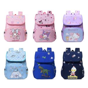 VALUEPULSE น้ำหนักเบา Sanrio กระเป๋าเป้สะพายหลัง จุได้มาก ลดภาระ กระเป๋าสำหรับนักเรียน น่ารักน่ารักๆ การ์ตูนลายการ์ตูน กระเป๋าเป้สะพายหลังสำหรับนักเรียน อนุบาลอนุบาล