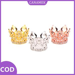 CANAMEK✨ 1 12 Dollhouse mini công chúa vương miện Dollhouse mô phỏng Rhinestone vương miện nhỏ Tiara Búp Bê Nhà Phụ kiện trang trí