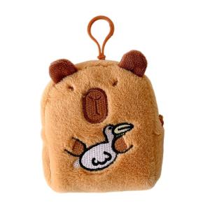 Sang trọng ví tiền đáng yêu capybara Túi Túi xách quyến rũ Túi đựng tai nghe động vật hoạt hình túi lưu trữ