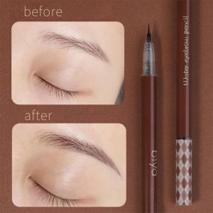 Biya Liquid Waterproof Brow Stroke Pen Ultra Fine Nib Eyebrow Pencil Sweat Resistant Eyeliner Pen