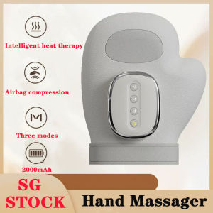 Hand Massager Wireless Rechargeable Pain Relief Perfect for Tech Workers Gamers Palm Meridian Acupoint Heating Massager