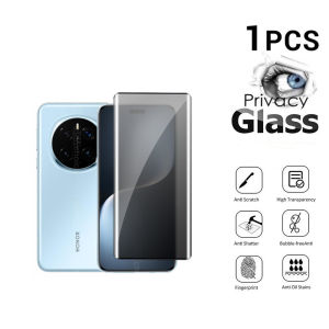 3 pieces packaging Private Tempered Glass For Honor Magic 7 Pro 5G Magic7Pro Magic7 7Pro 2024 Anti-Spy Full Cover Screen Protector Anti Peek Privacy Film Protective 9H Hardness