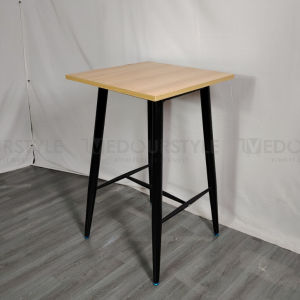 Vedourstyle 105cm Bar Table Wood Top High Table Solid Meja Makan Tinggi Bar Restaurant Cafe Table吧台桌