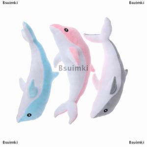 [COD] Bsuimki Đồ chơi nhồi bông hình cá heo đáng yêu mới 30cm Búp bê thú nhồi bông mềm dễ thương Đồ trang trí sofa