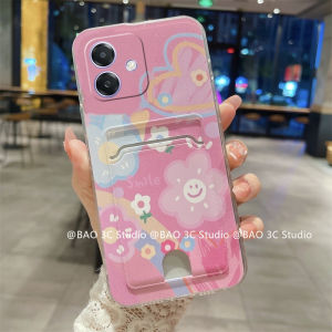 New Casing Infinix Smart 10 Plus HD Infinix GT 30 Pro 5G Ins Retro Fashion Flower Hearts Card Case Phone Case Creative Shockproof Cute Cartoon Soft Back Cover 2025