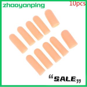 zhaoyanping 10pcs/set Silicone Gel Tube Hand Bandage Finger Protector Pain Thumb Cap
