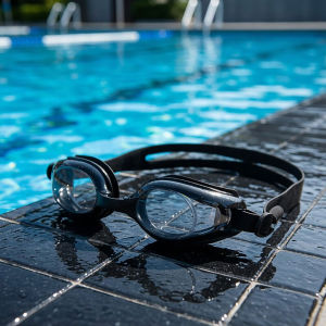 Swimming Goggles Adult Anti‑Fog Waterproof High Definition UV Protection Swim Goggles Adjustable Strap Kaca Mata Renang Dewasa Kalis Air Anti‑Kabut