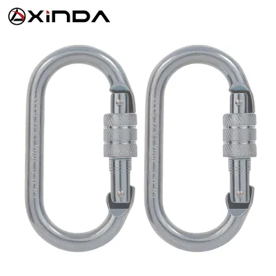 XINDA Professional Outdoor Rock Climbing Tension Safety Supervivencia Lock Equipment Carabiner Camping Hiking Survival Kit
