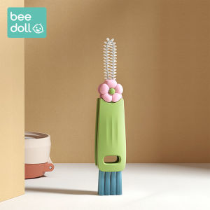 Thermos Cup Lid Gap Cleaning Brush แปรงถ้วย Artifact Cup Brush แปรงทำความสะอาดอเนกประสงค์ แปรงฝาขวดนม