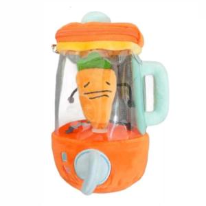 Carrot Juicer Plush Toy Rotating Carrot Blender Plush Carrot Doll Toy Wind-up Carrot Juicer Plush Toy Carrot Blender