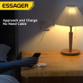 Essager นาฬิกาแม่เหล็กเหนี่ยวนำ15W เครื่องชาร์จไร้สาย QI 3 In 1ชาร์จเร็วขาตั้งสำหรับ Iphone 14 Airpods Pro Apple Watch Ios Macsafe. 
