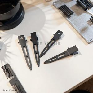 [COD] Man YingLie 10PCS Black Duckbill Hair Clips Nonslip Alligator Hair Clips Barber Salon Styling Dying Hair Accessories Hairpin