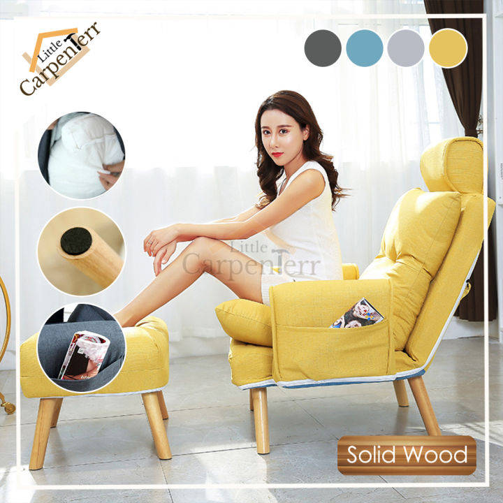 Little Carpenterr Single Sofa Adjustable Single Nordic Lazy Sofa