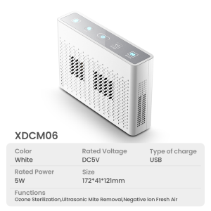 Nobico XDCM06 Ultrasonic Mite Remover Ozonator & Negative Lonizer Air Purifier For Home & Room Removal Formaldehyde |In 5 Years Warranty|