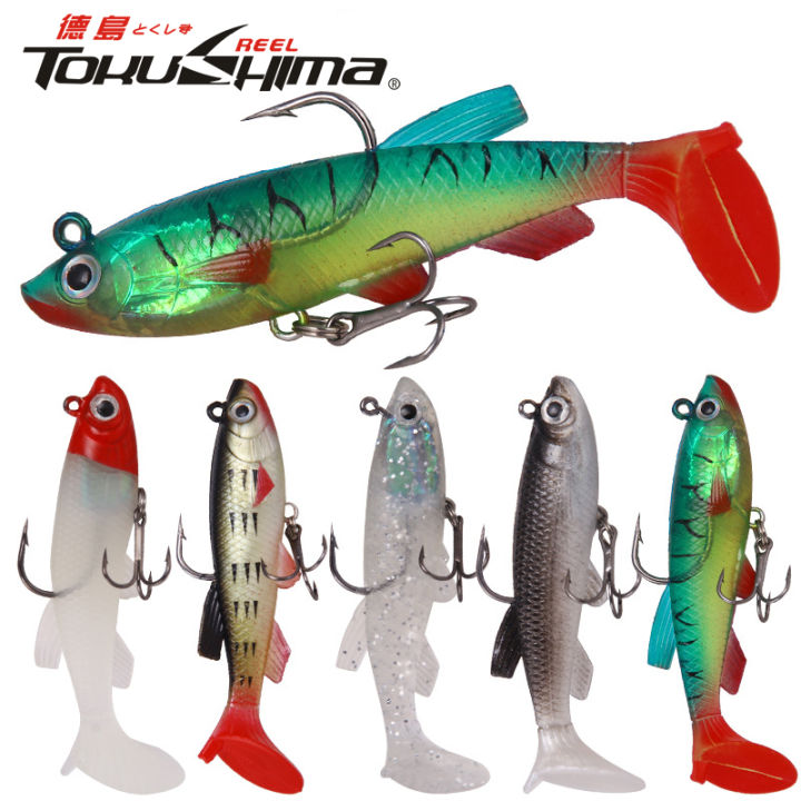Soft Lure 8.5cm/13g Soft Plastic Lure Sinking Minnow Tackle Hook SwimBait Fishing  Lure Fishing Accessories Floating Gear Lure For Fishing Buzz Spinner