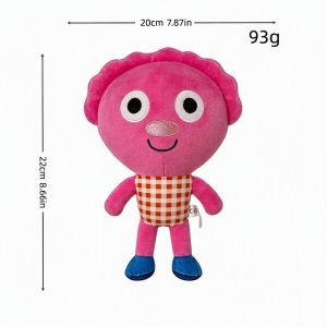 Super Simple Songs Plush Doll Kernel Jelly PomPom Cute Cartoon Stuffed Toy Soft Plushies for Toddlers Kids Educational English Learning Toy Birthday Gift