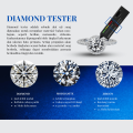 RoyStone - Cincin Wanita Moissanite Perhiasan Original Lapis Emas - Aurora Ring. 
