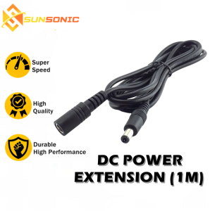 DC Power Extension Cable 1M 1.5M 2M 3M 5M 10M 15M 20M 30M 5.5mm x 2.1mm Male Plug For CCTV Security Camera