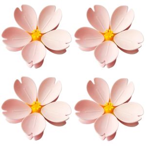 HJKL 4Pcs 3D Sakura ic Clip Moisture-proof 2 in 1 Refrigerator  Multifunctional Creative Food Storage Clip Home Decor