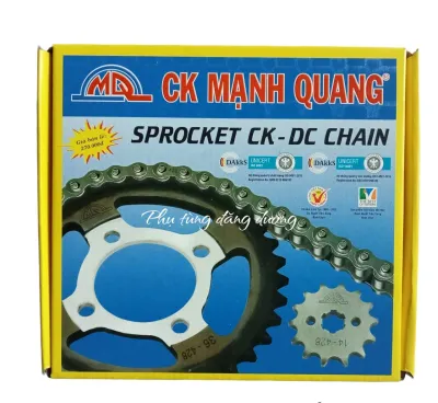 Nhông sên đĩa (nhông xích) Mạnh Quang cho xe Dream. Wave Thái .wave anpha nhỏ